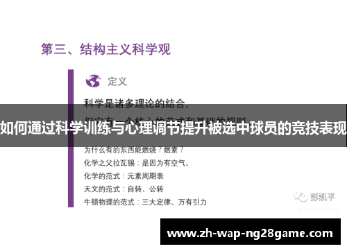 如何通过科学训练与心理调节提升被选中球员的竞技表现